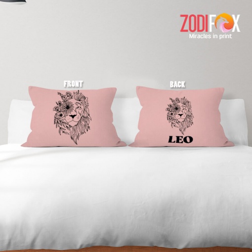 amazing Leo Flower Throw Pillow signs of the zodiac gifts – LEO-PL0015