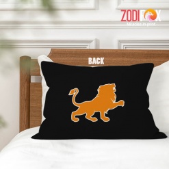 cool Leo Rules Throw Pillow birthday zodiac sign gifts for astrology lovers – LEO-PL0018