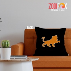 great Leo Rules Throw Pillow birthday zodiac sign presents for astrology lovers – LEO-PL0018
