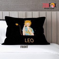 high quality Leo Girl Throw Pillow birthday zodiac gifts for horoscope and astrology lovers – LEO-PL0021
