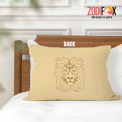 exciting Leo Brown Throw Pillow astrology lover gifts – LEO-PL0022