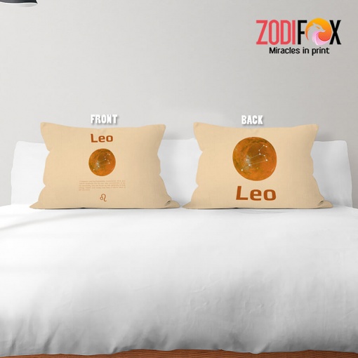 exciting Leo Leader Throw Pillow zodiac birthday gifts – LEO-PL0025