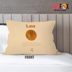 hot Leo Leader Throw Pillow birthday zodiac presents for astrology lovers – LEO-PL0025