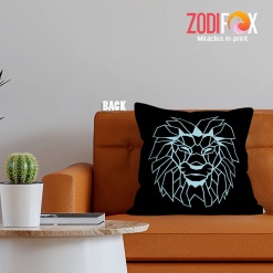 meaningful Leo Lion Throw Pillow zodiac sign gifts for astrology lovers – LEO-PL0026