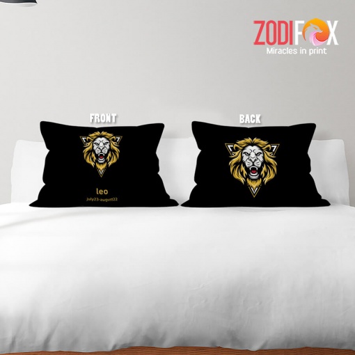 latest Leo King Throw Pillow zodiac presents for horoscope and astrology lovers – LEO-PL0027