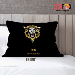 latest Leo King Throw Pillow birthday zodiac sign gifts for horoscope and astrology lovers – LEO-PL0027
