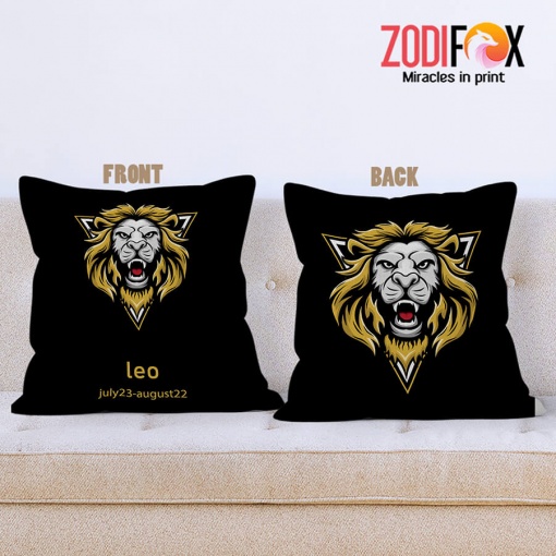 meaningful Leo King Throw Pillow zodiac related gifts – LEO-PL0027