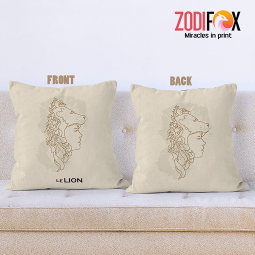 favorite Leo Wild Throw Pillow zodiac-themed gifts – LEO-PL0028