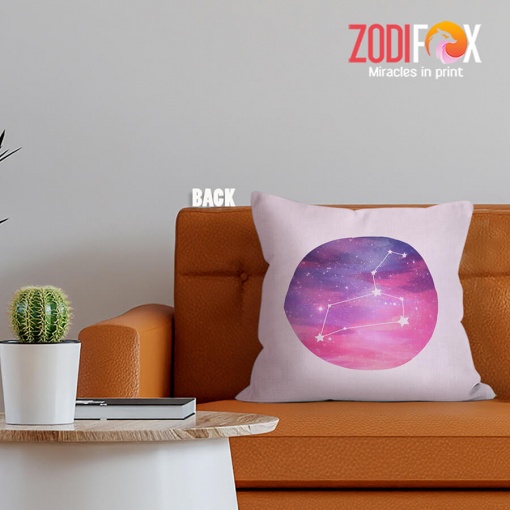cool Leo Fiery Throw Pillow zodiac sign gifts for horoscope and astrology lovers – LEO-PL0029