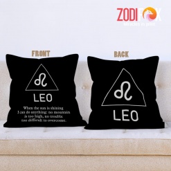 eye-catching Leo Shining Throw Pillow zodiac lover gifts – LEO-PL0030