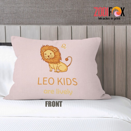high quality Leo Kids Throw Pillow birthday zodiac gifts for astrology lovers – LEO-PL0031