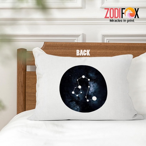 cool Leo Confident Throw Pillow birthday zodiac gifts for horoscope and astrology lovers – LEO-PL0033