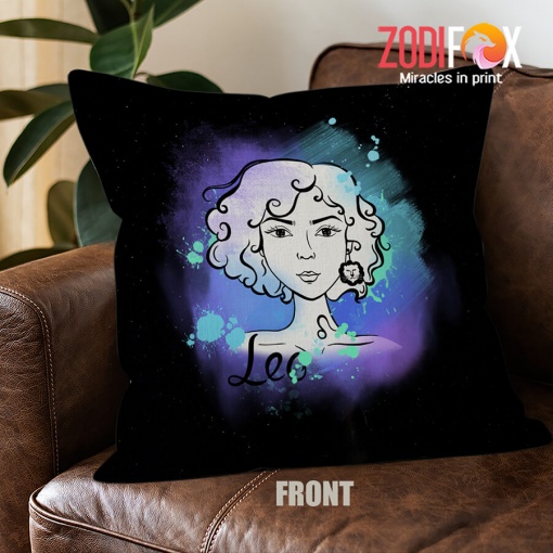 interested Leo Woman Throw Pillow zodiac gifts for astrology lovers – LEO-PL0035