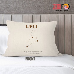 nice Leo Social Throw Pillow birthday zodiac presents for astrology lovers – LEO-PL0036