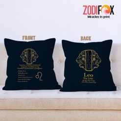 funny Leo Facts Throw Pillow zodiac lover gifts – LEO-PL0004