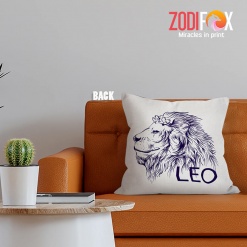 funny Leo Lion Throw Pillow birthday zodiac sign presents for astrology lovers – LEO-PL0044