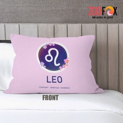 latest Leo Ambitious Throw Pillow sign gifts – LEO-PL0048