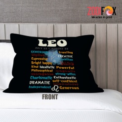 lively Leo Kind Throw Pillow birthday zodiac gifts for horoscope and astrology lovers – LEO-PL0005