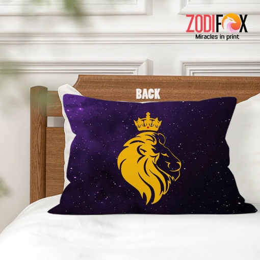 cool Leo Queen Throw Pillow birthday zodiac gifts for horoscope and astrology lovers – LEO-PL0051