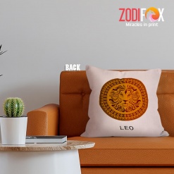 eye-catching Leo Generous Throw Pillow zodiac sign presents – LEO-PL0054