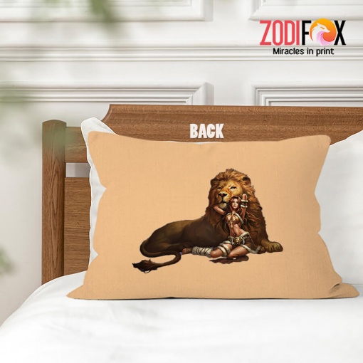 novelty Leo Lion Throw Pillow horoscope lover gifts – LEO-PL0056