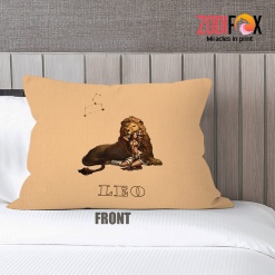 cool Leo Lion Throw Pillow astrology horoscope zodiac gifts – LEO-PL0056