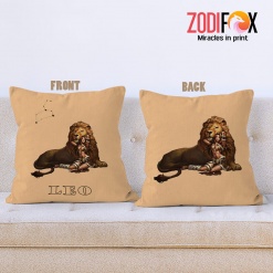 cool Leo Lion Throw Pillow zodiac lover gifts – LEO-PL0056
