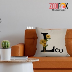 eye-catching Leo Leader Throw Pillow zodiac presents for horoscope and astrology lovers – LEO-PL0057