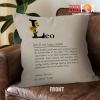 hot Leo Leader Throw Pillow gifts according to zodiac signs – LEO-PL0057