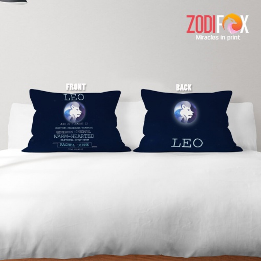 hot Leo Hearted Throw Pillow birthday zodiac presents for horoscope and astrology lovers – LEO-PL0008
