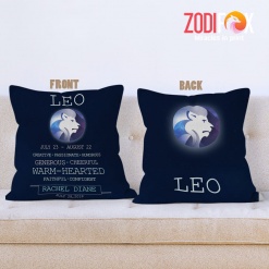 unique Leo Hearted Throw Pillow zodiac-themed gifts – LEO-PL0008