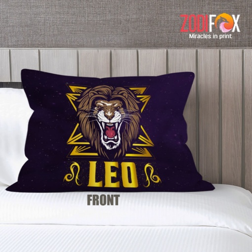 novelty Leo Lion Throw Pillow zodiac presents for astrology lovers – LEO-PL0009