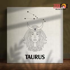 hot Taurus Woman Canvas zodiac sign gifts for astrology lovers – TAURUS0015