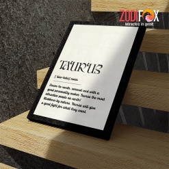 meaningful Taurus Sensual Canvas signs of the zodiac gifts – TAURUS0026