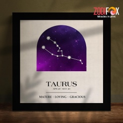hot Taurus Loving Canvas birthday zodiac sign presents for astrology lovers – TAURUS0003