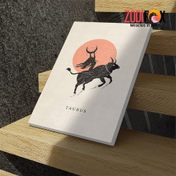 dramatic Taurus Moon Canvas zodiac lover gifts – TAURUS0004
