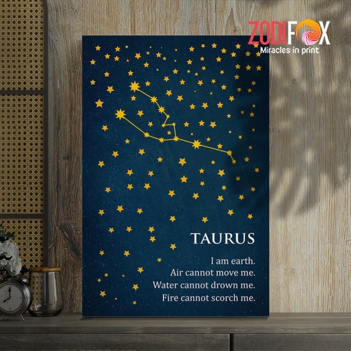 latest Taurus Star Canvas birthday zodiac sign gifts for horoscope and astrology lovers – TAURUS0007