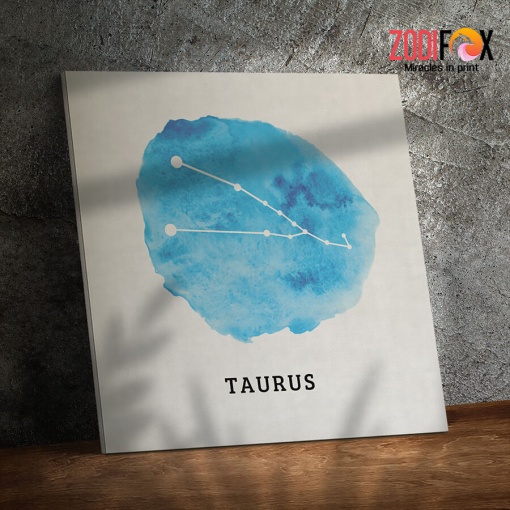 nice Taurus Constellation Canvas zodiac gifts for astrology lovers – TAURUS0008