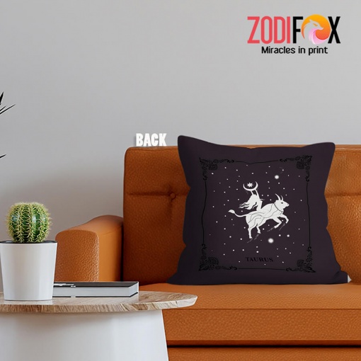 wonderful Taurus Girl Throw Pillow zodiac sign gifts for astrology lovers – TAURUS-PL0012