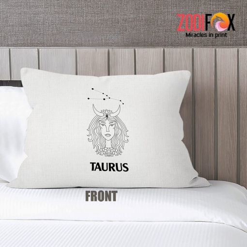fabulous Taurus Woman Throw Pillow birthday zodiac gifts for astrology lovers – TAURUS-PL0015