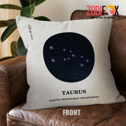 various Taurus Strong Throw Pillow zodiac gifts for astrology lovers – TAURUS-PL0016