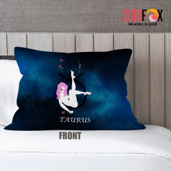 beautiful Taurus Girl Throw Pillow astrology horoscope zodiac gifts – TAURUS-PL0017