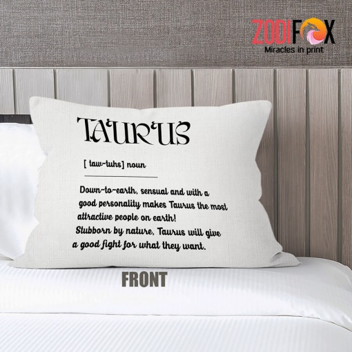 pretty Taurus Sensual Throw Pillow zodiac presents for astrology lovers – TAURUS-PL0026