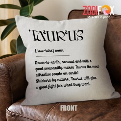 best Taurus Sensual Throw Pillow zodiac gifts for astrology lovers – TAURUS-PL0026