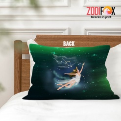 nice Taurus Flygirl Throw Pillow zodiac presents for horoscope and astrology lovers – TAURUS-PL0028
