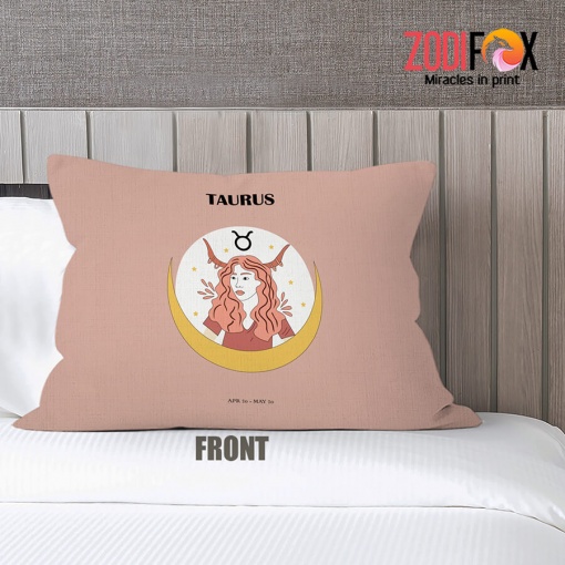 wonderful Taurus Girl Throw Pillow birthday zodiac presents for astrology lovers – TAURUS-PL0030