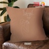 eye-catching Taurus Woman Throw Pillow birthday zodiac sign presents for horoscope and astrology lovers – TAURUS-PL0031