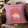 hot Taurus Patient Throw Pillow ss11 – TAURUS-PL0032