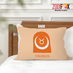 lovely Taurus Symbol Throw Pillow astrology presents – TAURUS-PL0034