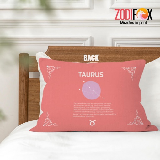 novelty Taurus Social Throw Pillow horoscope lover gifts – TAURUS-PL0039